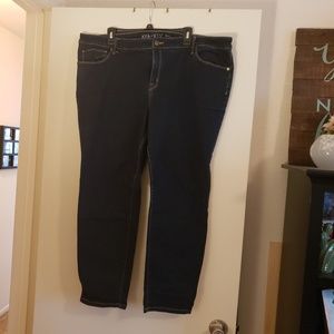 Ava & Viv Dark Wash Skinny Jeans [24W]